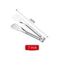 thumbnail image 2 of Pinzas para servir Pinzas de cocina, pinzas para buffet, pinzas para servir alimentos de acero inoxidable, pinzas pequeñas, paquete de 4-4 tamaños, 2 of 5