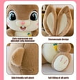 thumbnail image 5 of Cartoon Dolls With Long Ears Plush Toy, Super Soft Material Baby Soothing Doll, Children's Easter Decoration Gift For Spring Birthday 17 Inch 1Pc, 5 of 7