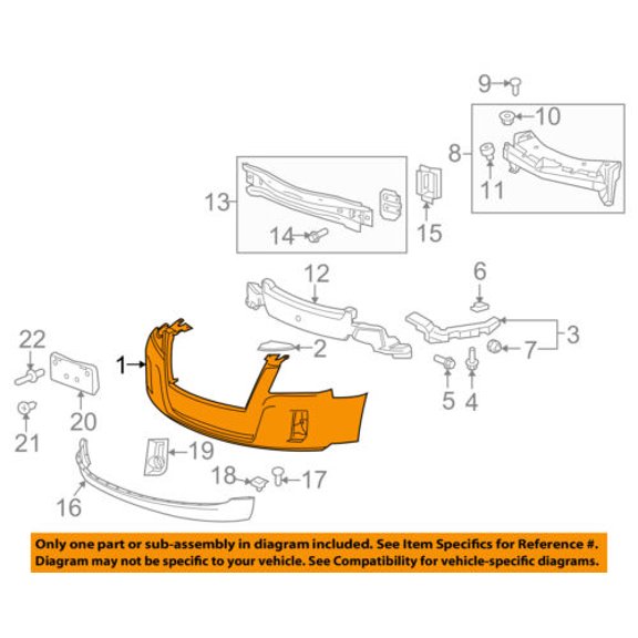 GMC GM OEM 10-15 Terrain-Bumper Cover 20983229