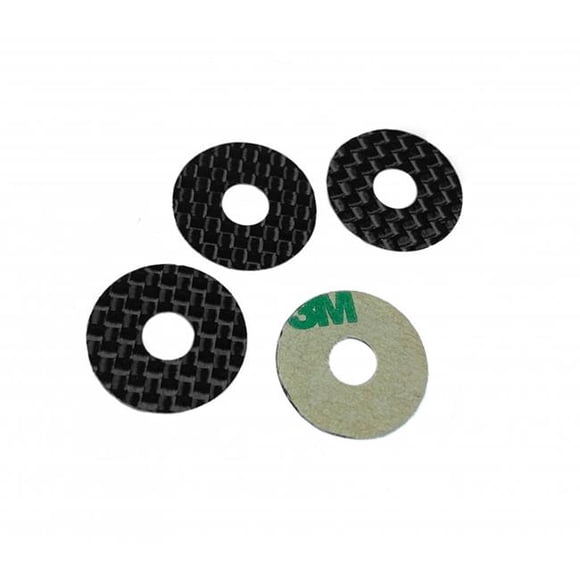 1UP Racing 1UP10403 Carbon Fiber Body Washers Adhesive Backed 1 by 8 Off Road