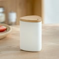 thumbnail image 6 of LHWEN Toothpick Container Toothpick Storage Box Simple White Toothpick Bottle for Home Restaurant Hotel Material with Single-Hole Design and Smooth Dispensing and Easy to Use Modern Triangle Shape, 6 of 8