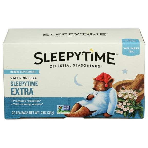 Pack of 2 - Celestial Seasonings Wellness Tea, Sleepytime Extra, 20 Count Box