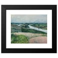 thumbnail image 2 of Gustave Caillebotte 18x15 Black Modern Framed Museum Art Print Titled - The Seine at Pointe D'Epinay (circa 1888), 2 of 5