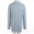 thumbnail image 4 of Women's Open Front Long Sleeve Cardigan Sweater Cable Knit Pocket Outwear, 4 of 5