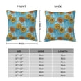 thumbnail image 2 of Pofeuu Sunflowers Print Double-sided plush pillowcase Square Throw Pillow Covers Pillows Cover for Living Room Bedroom Sofa Couch Cushion Cover（No pillow core）-26"x26", 2 of 7