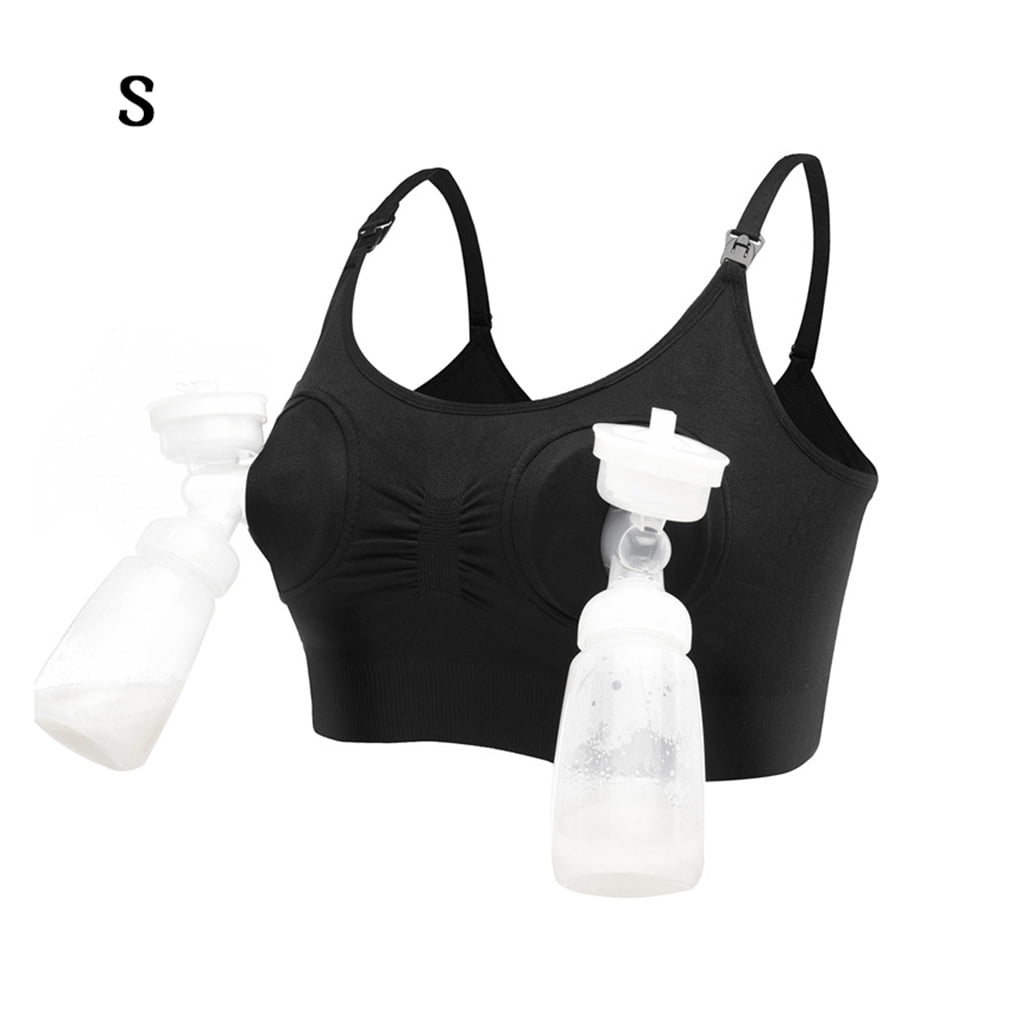 Medela Easy Expression Bustier Hands Free Pumping Bra New White Black S M L XL 