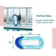 thumbnail image 3 of Sillón reclinable inflable de PVC azul para piscina, 3 of 7