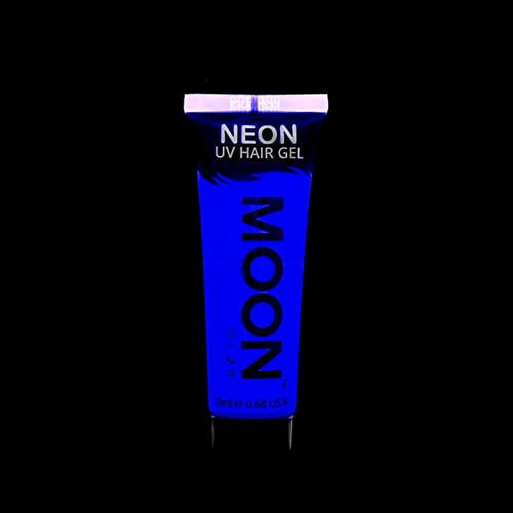Hair Gel Moon Glow Intense Neon UV Adult Single, 20ml Costume Make Up - image 3 of 3