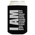 thumbnail image 4 of Black History Accessory I Am Black Proud Educated Brilliant Powerful Woman 12-Pack Can Drink-Pack Coolers, 4 of 8