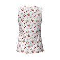 thumbnail image 5 of Lsque Cherry Berries Printed Workout Tank Tops for Women, Athletic Sports Tank Tops, Compression Sleeveless Dry Fit Shirts,Sleeveless Yoga Shirt-Large, 5 of 9