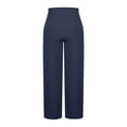 thumbnail image 5 of Juslio Womens Pants High Waist Loose with Pockets High Elastic Comfortable Straight Pants, 5 of 9