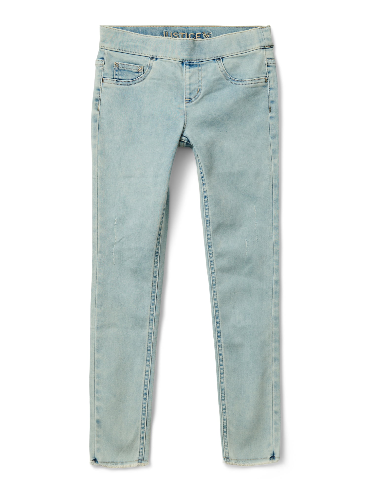 Justice Girls Woven Jean Leggings, Sizes 6-18, Slim & Plus