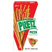Glico Pretz Pizza Baked Snack Sticks, 1.09 Ounce Pack - 10 Count Display Box