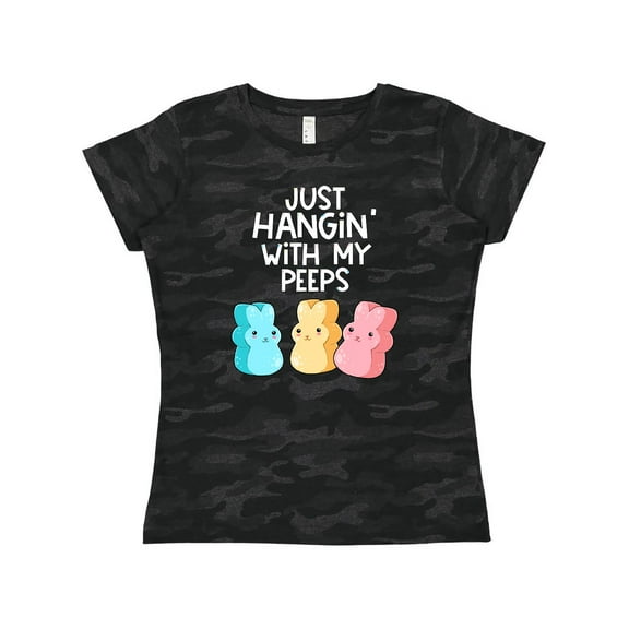 Inktastic Easter Hangin' with My Peeps Women's T-Shirt