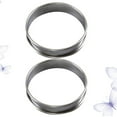 thumbnail image 2 of 2pcs Round Shaped Mousse Ring DIY Cake Baking Mold Biscuit Mould Tiramisu Cheese Cutter Pastry Mould, 2 of 6