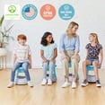 thumbnail image 6 of ECR4Kids Active Storage Wobble Stool, 15in Seat Height, Children's Furniture, Cyan/Light Grey, 6 of 9