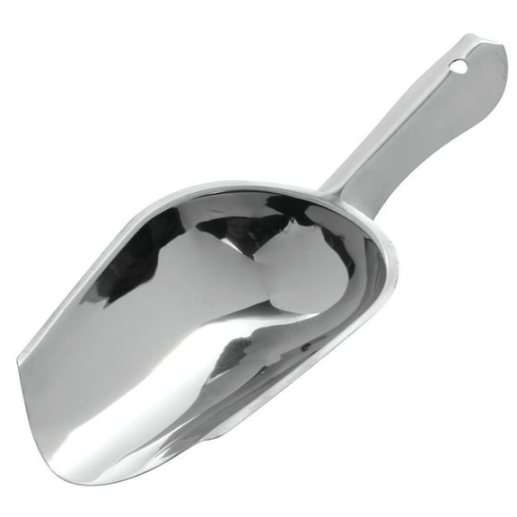 HUBERT® Ice Scoop Solid Stainless Steel - 9 1/4"L x 3 1/4"W