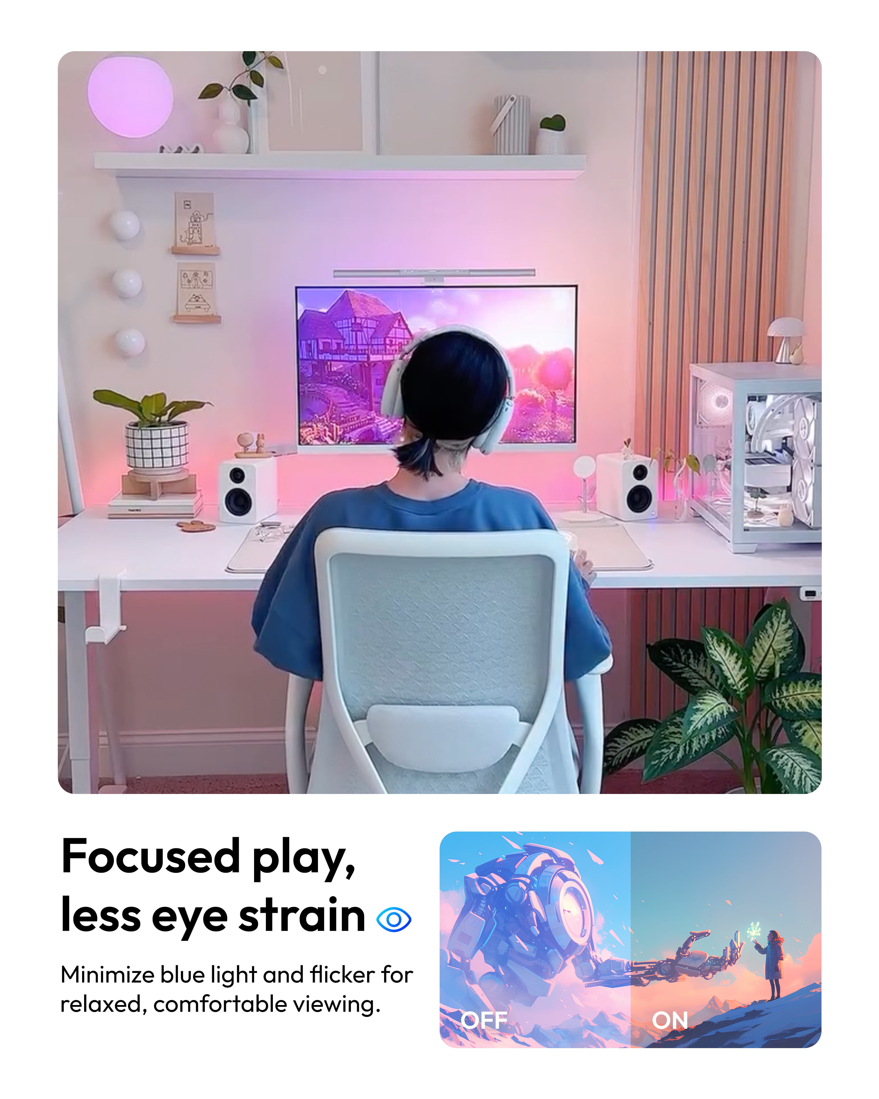 Pixio PX248 Wave Mint 24 inch 200Hz Refresh Rate FHD 1080p Resolution Fast IPS Panel 1ms GTG Response Time Mint Gaming Monitor with Adaptive Sync
