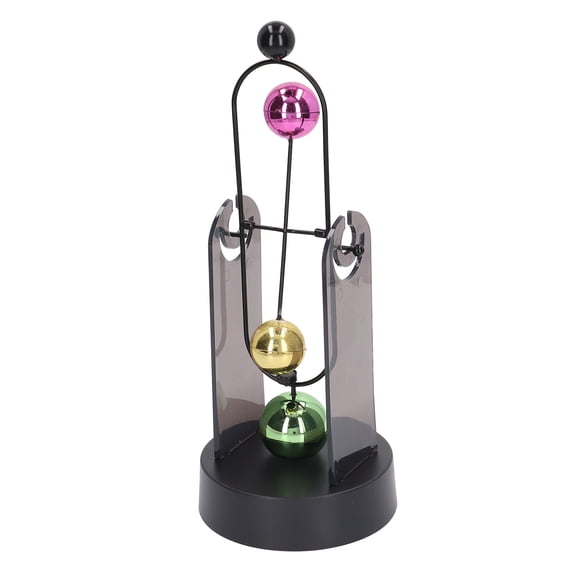 Electric Perpetual Motion Ball Desk Toy Magnetic Metal Swinging Kinetic Science Gadget Creative Home Office Desktop Decor