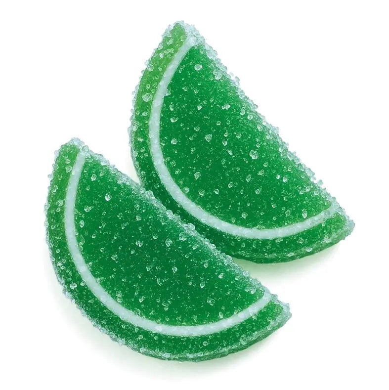 NY Spice Shop Lime Jelly Fruit Slices - 3 Pound - Fruit Slices Candy - Candy Fruit Slices