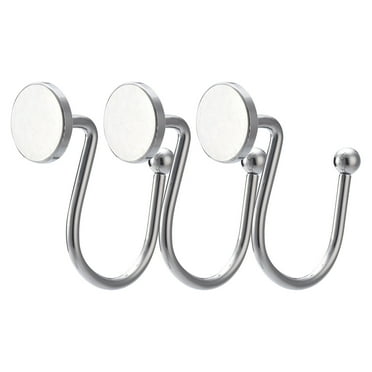 Shower Curtain Hook,Shower Curtain Ring,Gold Decorative Modern Rust-proof Hook, Shower Curtain Liner Soft Bath Hook,Hook