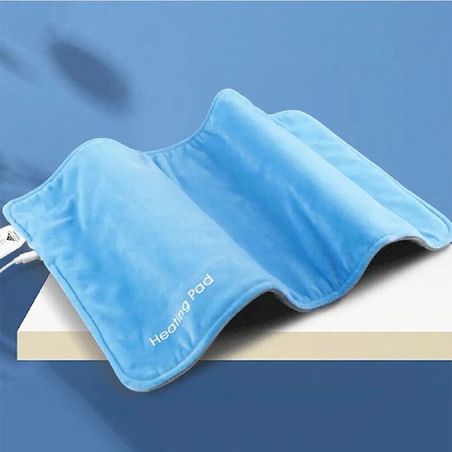 maskred Crystal Super Soft Heat Pad With Built-in Temperature Sensor No Plug Heating Pad gray