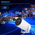 thumbnail image 3 of HY300 PRO Projector, Native 1280P*720P, 260 ANSI Lumens, WiFi 6, Bluetooth 5.0, Android 11, 130-inch Display, Automatic Keystone Correction, 3 of 15
