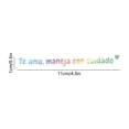 thumbnail image 3 of Vinyl Sticker Decor,4.33In Spanish I Love You Drive Safe Inspirational Decal Waterproof Colorfast Easy Peel Stick,Love Themed Decor for Notebook Car Laptop Window Surface Protection Decors, 3 of 6