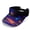 Colorful Galaxy Palm Tree, variant on Uourmeti Men’s Adjustable Visor Hat Open Top Quick Dry for Golf Running Walking Beach Summer Sports Palm Tree Art Print