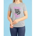 thumbnail image 5 of Big Bang Theory - Meow You Doin'  Grey Womens Juniors T Shirt, 5 of 5