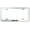 Chrome, variant on GMC Laser Etched Logo Stainless Steel Wide Body License Plate Frame (Black)