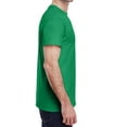 thumbnail image 2 of Jnriver Men's Short Sleeve Lightweight Heavy Cotton T-Shirt Regular-Fit Crewneck Tee for Casual Wear Gym Workout Summer Outfit - Turf Green - L, 2 of 3