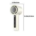 thumbnail image 3 of Portable Fans Under $50, Hwkond Handheld Small Fan USB Charging Portable Silent Bladeless Turbine 100 Speed Intelligent Digital Display Cold Compress Fan, 3 of 8