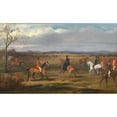 thumbnail image 3 of Wilhelm Richter 24x16 Black Modern Framed Museum Art Print Titled - Court Hunt in Hungary (1876), 3 of 5