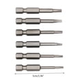 thumbnail image 5 of RYUJNDK Magnetic for Triangle for Head Screwdriver Bits 1.8/2.0/2.3/2.5/2.7/3.0mm for Triangle Screwdriver Bits 1/4 Shank Ha, 5 of 9