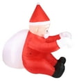 thumbnail image 3 of Inflable de Navidad de 6,56 pies, accesorio de Papá Noel, decoración navideña, novedosa, fácil de instalar, decoración única para el patio, para fiest, 3 of 10