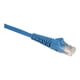 Eaton Tripp Lite Series Cat5e 350 MHz Snagless Molded (UTP) Ethernet Cable (RJ45 M/M), PoE RJ-45 (m) CAT 5e - Blue, 25 ft. (7.62 M) - Câble de Raccordement - à RJ-45 (M) - 25 ft - UTP - - booted, Snagless - Blue – image 2 sur 2