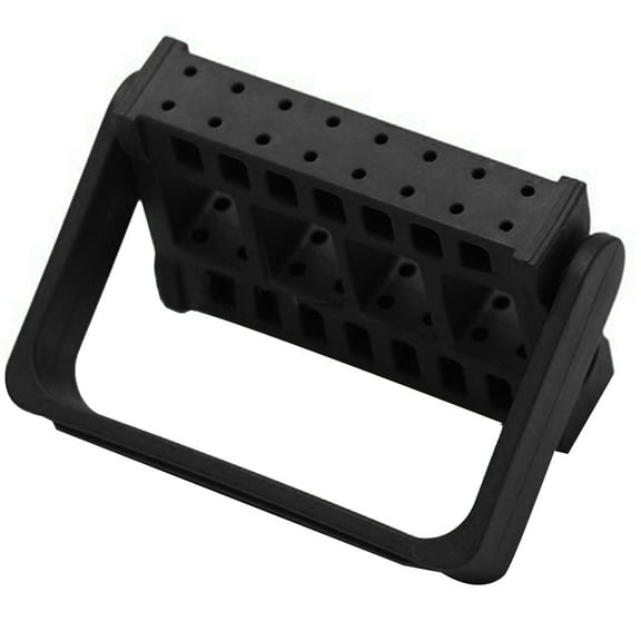 UDIYO 16 Holes Nail Polishing Drill Bit Holder Sanding Head Display Stand Storage Rack