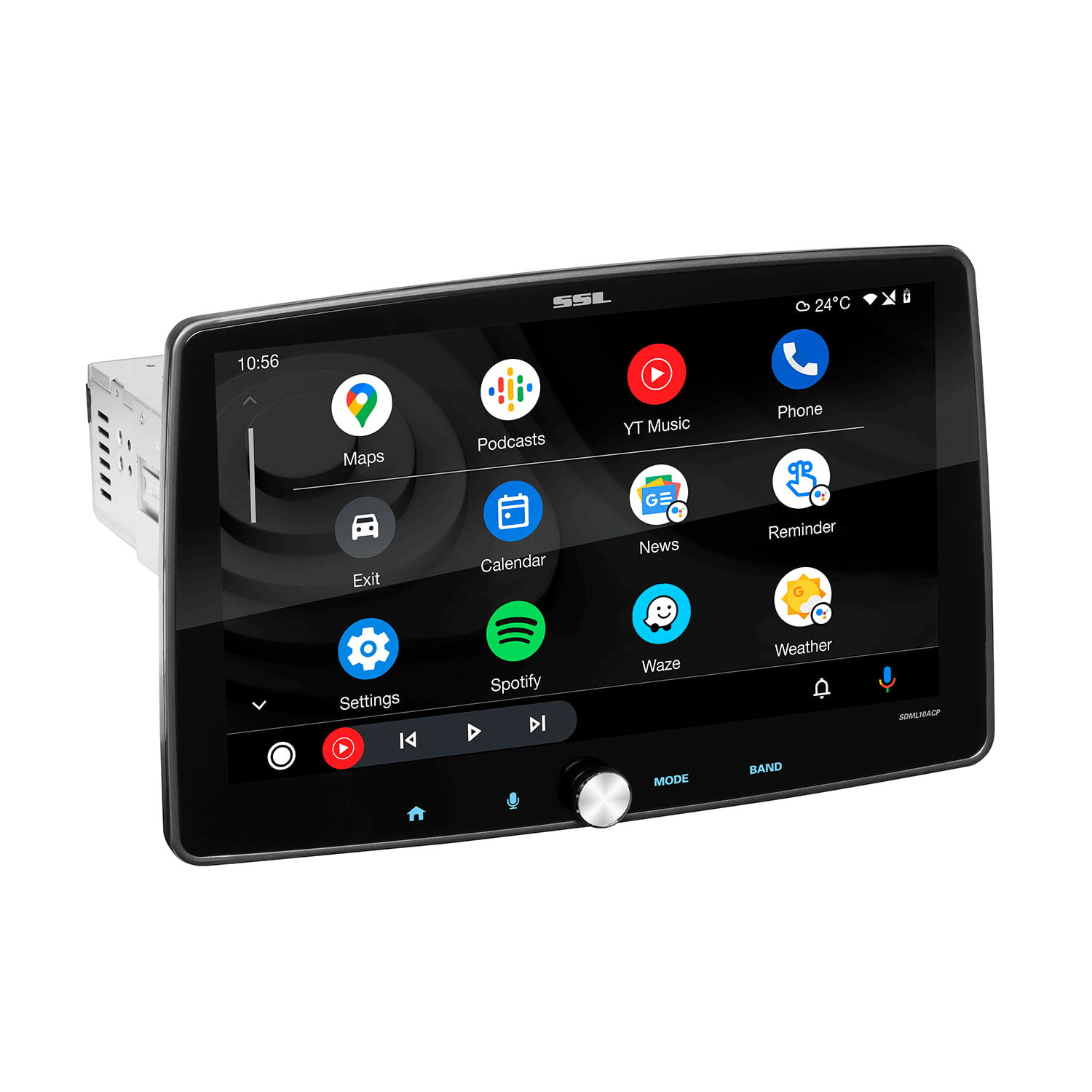 DSP+ Universal 1 Din Support Apple carplay Android auto/GPS navigation/HD1080P/Fast Boot Car Stereo 10.1 Rotated Touchscreen