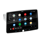 Sound Storm Laboratories SDML10ACP Single DIN Car Stereo System, 10.1 Inch Detachable Touchscreen, Apple CarPlay, Android Auto, Bluetooth, RGB