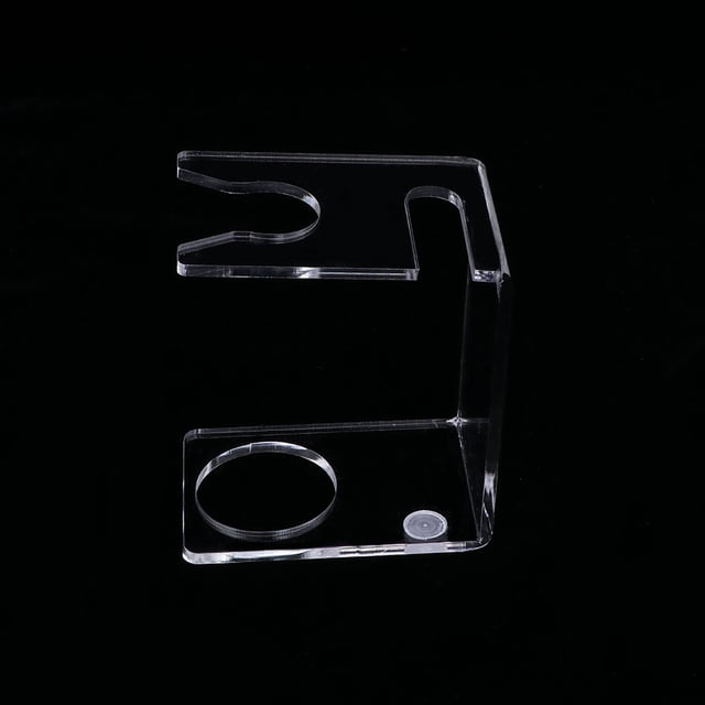 DEEPCRAFF 3Pcs Bathroom Razor Brush Stand Transparent Acrylic Holder for Shaving Tools