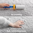 thumbnail image 4 of Sleep Zone Ultra-Soft Plush Area Rug 6×9 Feet, Grey Non-Slip Fuzzy Rug for Living Room, 4 of 8