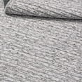 thumbnail image 3 of Absolute Grey Striped Polyester Area Rugs for Living Room Jacquard Textured Modern Rugs Soft Geometric Rug for Bedroom Mid Century Washable Rug Non-Slip Bohemian Perfect for Dining Room Office, 3 of 5