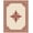 Ivory, Pattern 2, variant on ODIKA 4'x6' Machine Washable Non-Slip Area Rug, Faded Heirloom Jewel Enchantment High Traffic Rug, Orange, 662762