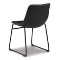 thumbnail image 4 of Signature Design by Ashley Centiar Mid Century Dining Room Bucket Chair, Set of 2, Black, 4 of 7