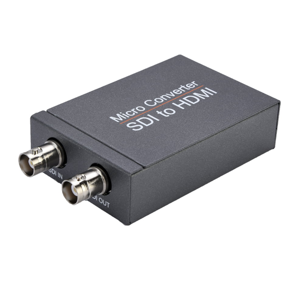 Prædiken Sammentræf Rådne NK-M008 Micro SDI Converter SDI to /SDI to SDI 2 Routes Output Mini HD  1080P USB Powered Converter - Walmart.com