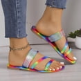 thumbnail image 6 of Nmnitkp Sandals for Women 2025 High-Quality Materials Wedge Sandals for Women Comfortable: Open Toe Sandals with Buckle Ankle Strap, Dressy Low Wedges, Beach Casual Sandals, 6 of 8