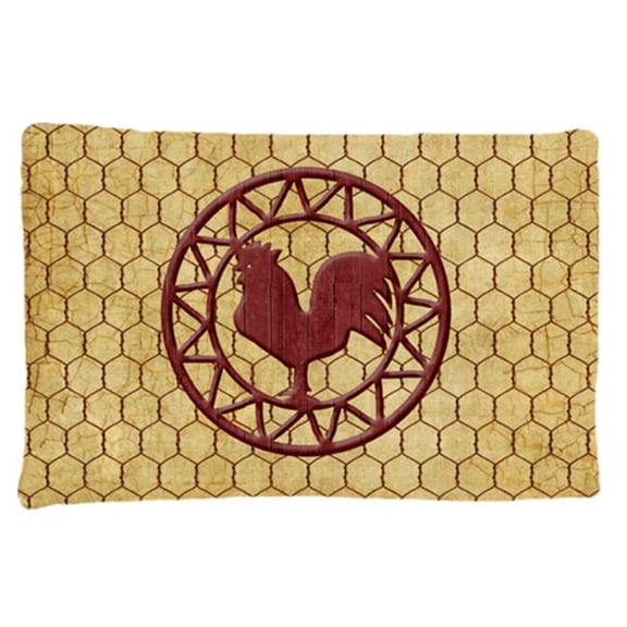 Rooster Chicken Coop Moisture Wicking Fabric Standard Pillowcase