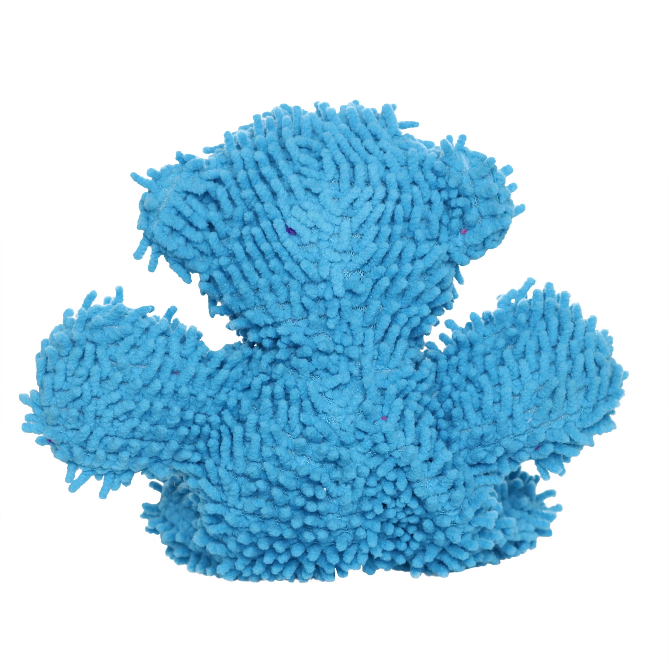 Mighty Jr Microfiber Ball Monster Durable Plush Squeaky Dog Toy