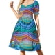 thumbnail image 1 of Nadar contra la corriente Vestido de manga corta elegante chic vestidos de mujer promoción vestido para mujer Ropa femenina Vestido, 1 of 7
